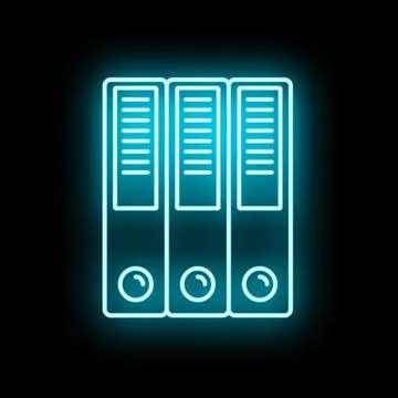 Digital archive organizing important files and data storage Illustrazione stock