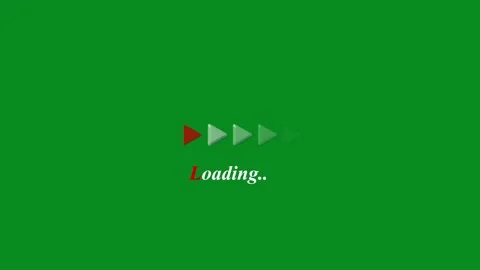 Digital arrow loading icon animation on black background. Stock Footage 332583747