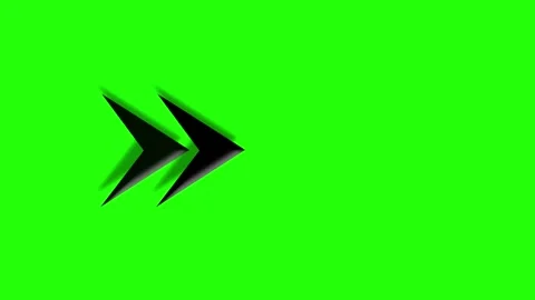 Digital arrow loading icon animation on black background. 스톡 동영상 332884601
