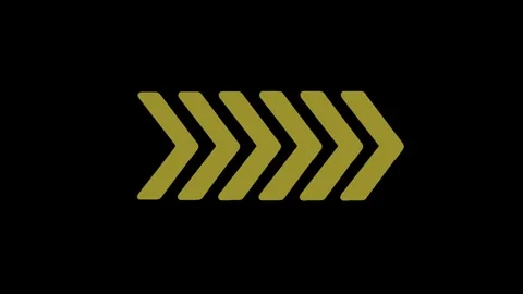 Digital arrow loading icon animation on black background. 스톡 동영상 332884614