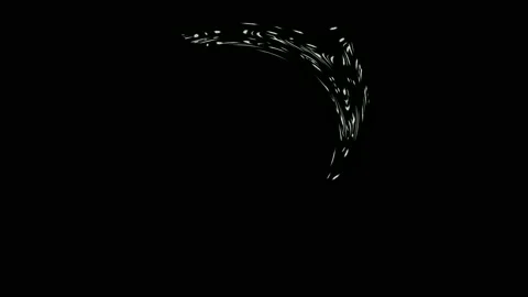 Digital art, abstract 3D black and white objects, Germany Stock Footage 138245118