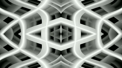 Digital art, abstract 3D black and white objects, Germany 스톡 동영상 138245381