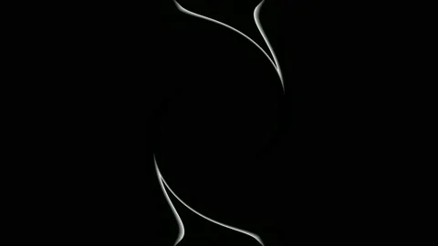 Digital art, abstract 3D black and white objects, Germany Stock Footage 138245441