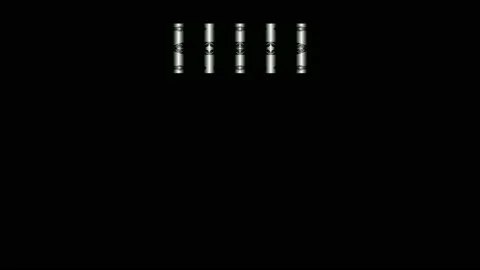 Digital art, abstract 3D black and white objects, Germany Stock Footage 138245460