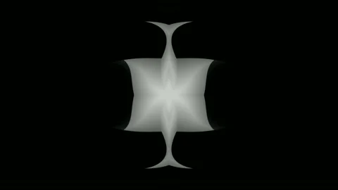 Digital art, abstract 3D black and white objects, Germany Stock Footage 138245508