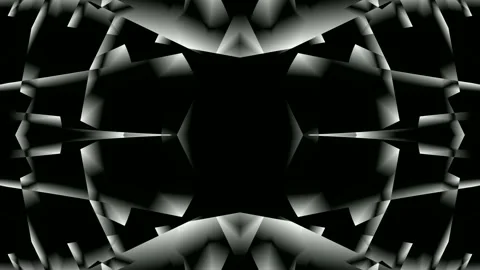 Digital art, abstract 3D black and white objects, Germany 스톡 동영상 138245912