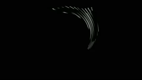 Digital art, abstract 3D black and white objects, Germany Stock Footage 138246205