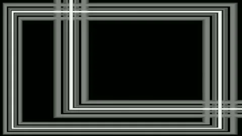 Digital art, abstract 3D black and white objects, Germany Stock Footage 138454940