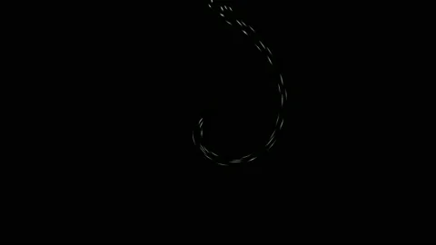 Digital art, abstract 3D black and white objects, Germany Stock Footage 138454951