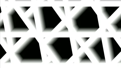 Digital art, abstract 3D black and white objects, Germany 스톡 동영상 138455069