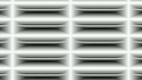 Digital art, abstract 3D black and white objects Stock Footage 138797108