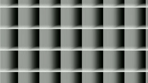 Digital art, abstract 3D black and white objects Stock Footage 138797315