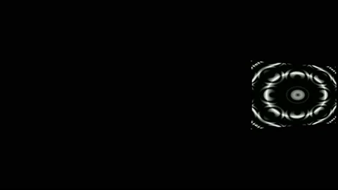 Digital art, abstract 3D black and white objects Stock Footage 138797360