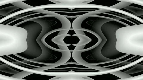 Digital art, abstract 3D black and white objects 스톡 동영상 138985610