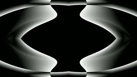 Digital art, abstract 3D black and white objects Stock Footage 139351970