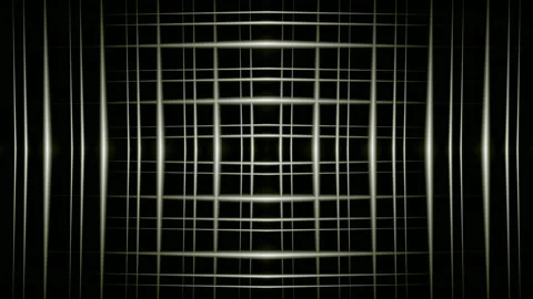Digital art, abstract 3D black and white objects Stock Footage 140120964