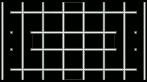 Digital art, abstract 3D black and white objects Stock Footage 140121785