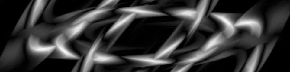 Digital art, abstract 3D objects with soft lighting, Germany Stock Illustration