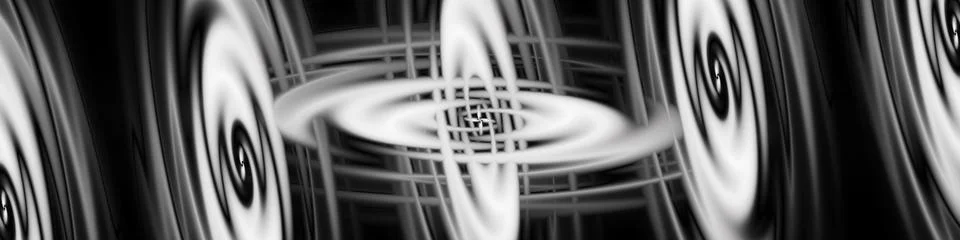 Digital art, abstract 3D objects with soft lighting, Germany Illustrazione stock