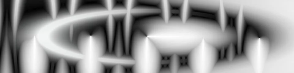 Digital art, abstract 3D objects with soft lighting, Germany Stock Illustration