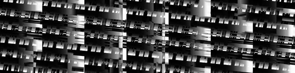 Digital art, abstract 3D objects with soft lighting, Germany Illustrazione stock