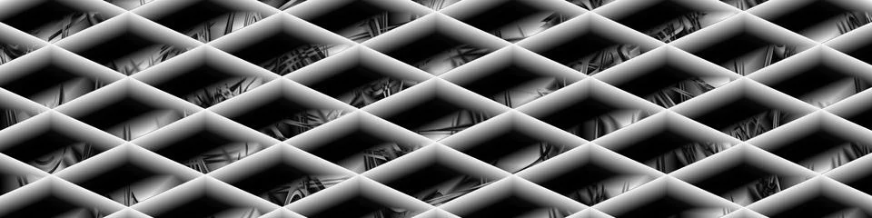 Digital art, abstract 3D objects with soft lighting, Germany Stock Illustration