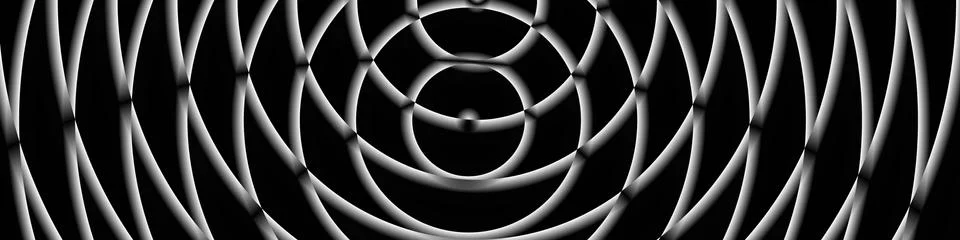 Digital art, abstract 3D objects with soft lighting, Germany Stock Illustration