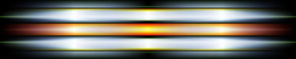 Digital art, abstract 3D objects with soft lighting, Germany Stock Illustration