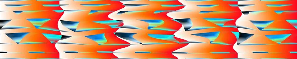 Digital art, abstract 3D objects with soft lighting, Germany Stock Illustration