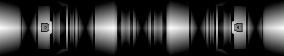 Digital art, abstract 3D objects with soft lighting, Germany Stock Illustration