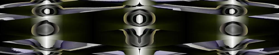 Digital art, abstract 3D objects with soft lighting, Germany Illustrazione stock