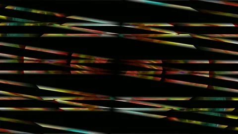 Digital Art, abstract colorful objects Video stock 137609067