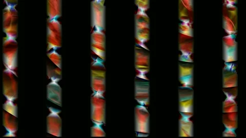 Digital Art, abstract colorful objects Video stock 137609365