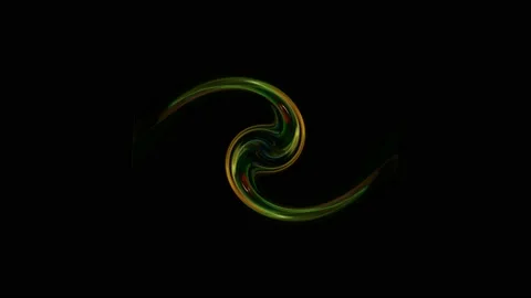 Digital Art, abstract colorful objects Video stock 137609445
