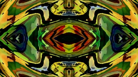 Digital Art, abstract colorful objects Video stock 137609703