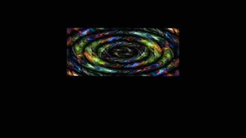 Digital Art, abstract colorful objects Video stock 137610088