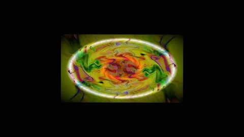 Digital Art, abstract colorful objects Video stock 137610184