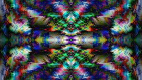 Digital Art, abstract colorful objects Stock Footage 137610436