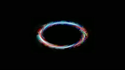 Digital Art, abstract colorful objects Stock Footage 137610501