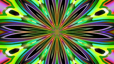 Digital Art, abstract colorful objects Stock Footage 138051078