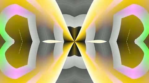 Digital Art, abstract colorful objects Stock Footage 138051335