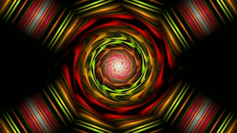 Digital Art, abstract colorful objects Stock Footage 138052294