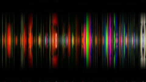 Digital Art, abstract colorful objects Stock Footage 138053222