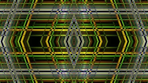 Digital Art, abstract colorful objects Stock Footage 138053552