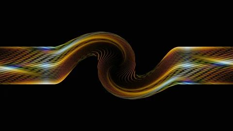 Digital Art, abstract colorful objects Stock Footage 138054929