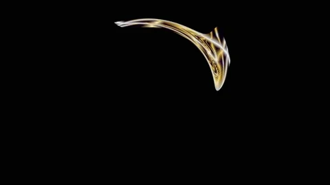 Digital Art, abstract colorful objects Stock Footage 138055041