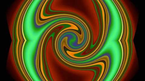 Digital Art, abstract colorful objects Stock Footage 138534999