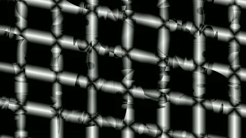 Digital Art, abstract colorful objects Stock Footage 138985256