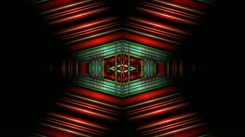 Digital Art, abstract colorful objects Stock Footage 139291200