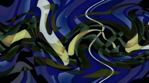 Digital Art, abstract colorful objects Stock Footage 139963089